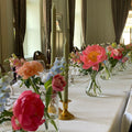 Small vases for table decorations