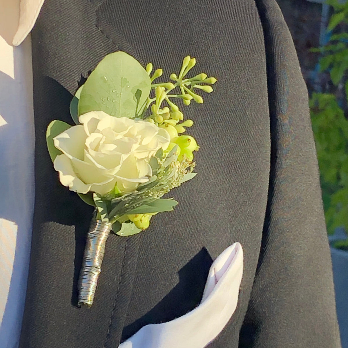 Knapphullsblomst (corsage)