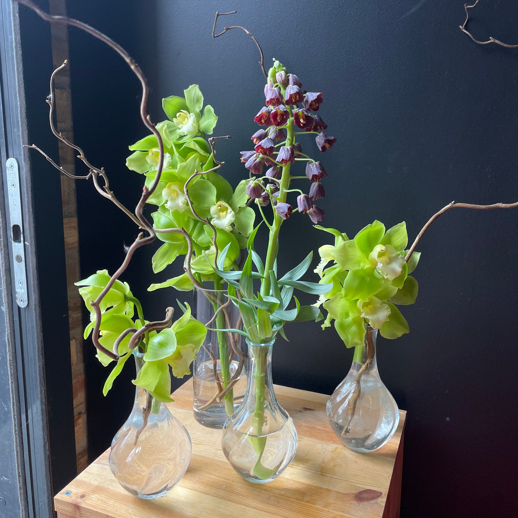 Small vases for table decorations