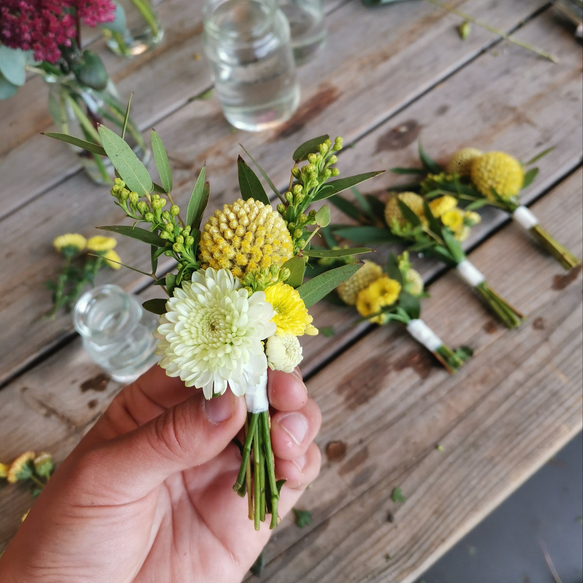 Knapphullsblomst (corsage)