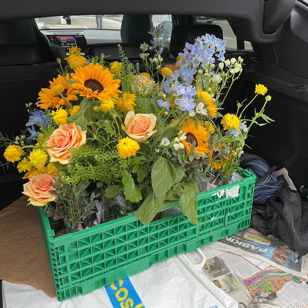 Small vases for table decorations
