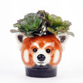 Rød panda vase