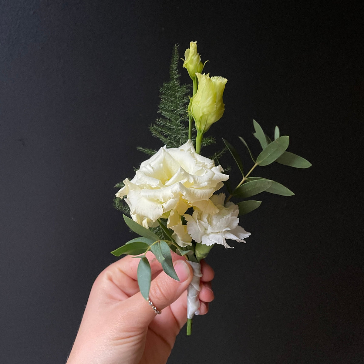 Knapphullsblomst (corsage)